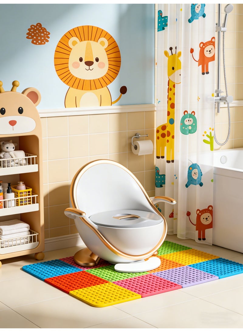 EXCLIFE Children's toilet toilet male and female children's urine potty easy to clean home baby toilet training small toilet - Image 4